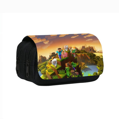 Double-Layer Pencil Case