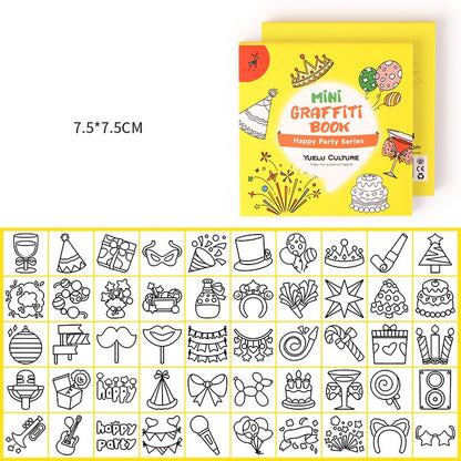 Mini Portable Doodle Coloring Memo Pad