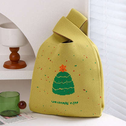 Christmas Knitted Gift Bag