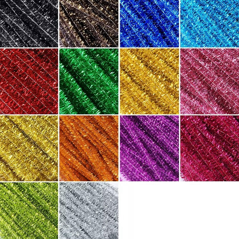 Chenille Stems Glitter – Sparkling & Flexible for DIY Crafts