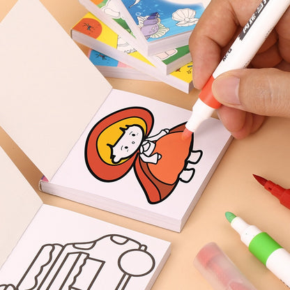 Mini Portable Doodle Coloring Memo Pad