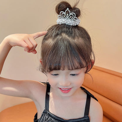 Princess Crown Pearl Hair Tie