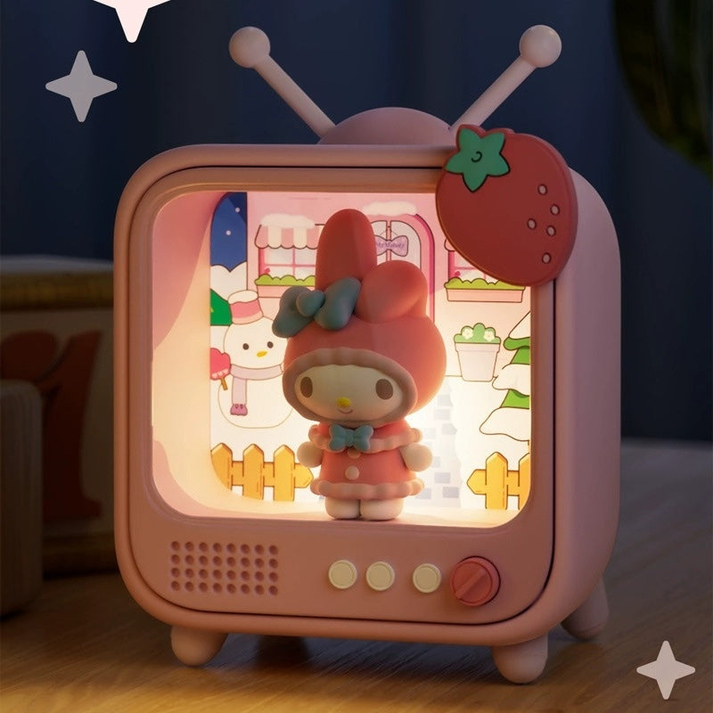 TV-Shaped Light-Up Figure