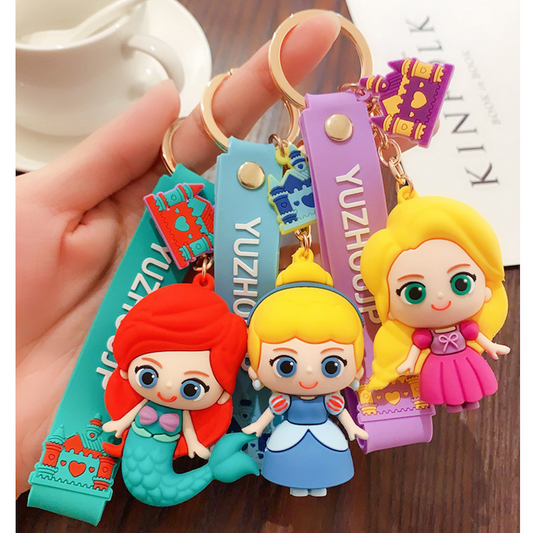 Cartoon Soft Silicone Keychain