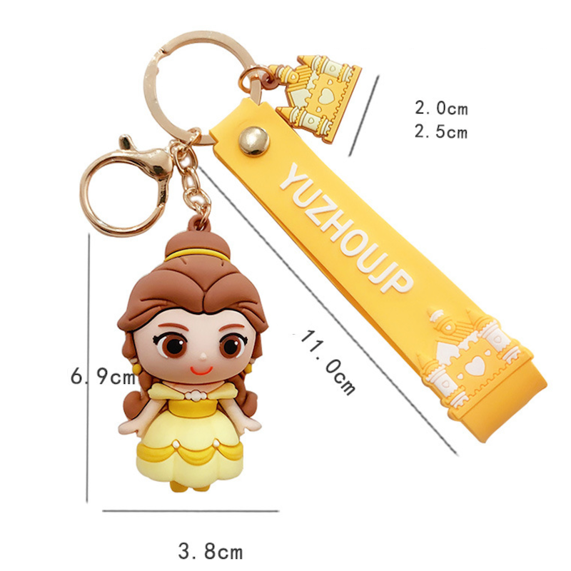 Cartoon Soft Silicone Keychain