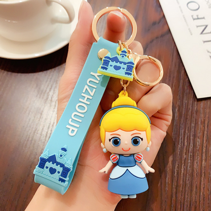 Cartoon Soft Silicone Keychain