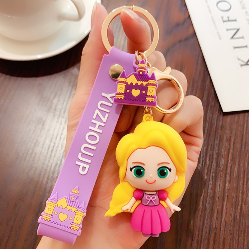 Cartoon Soft Silicone Keychain