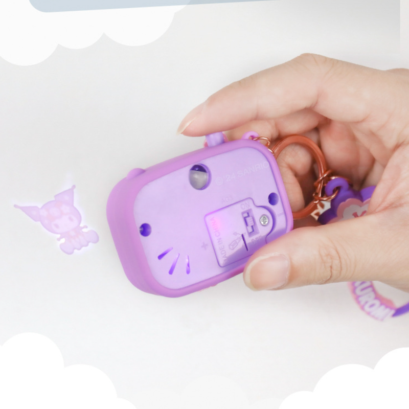 Cherry Blossom Projection Camera Keychain