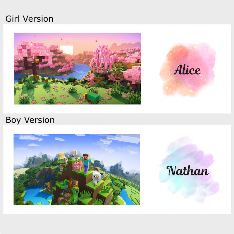 Personalized Minecraft-Inspired Mug