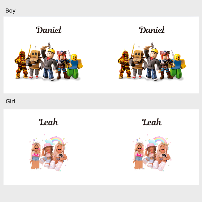 Personalized Roblox-Inspired Mug