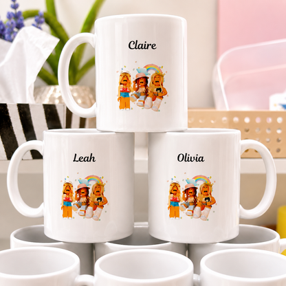 Personalized Roblox-Inspired Mug