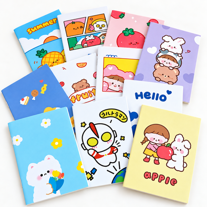 Halloween Goodie Bags for Kids – 6 Piece Set (Bag, Stickers, Keychain, Pencil, Eraser, Notebook)